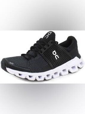 On Running Men's Cloudaway Black White Sneakers Slip-On Travel Shoes Size 9